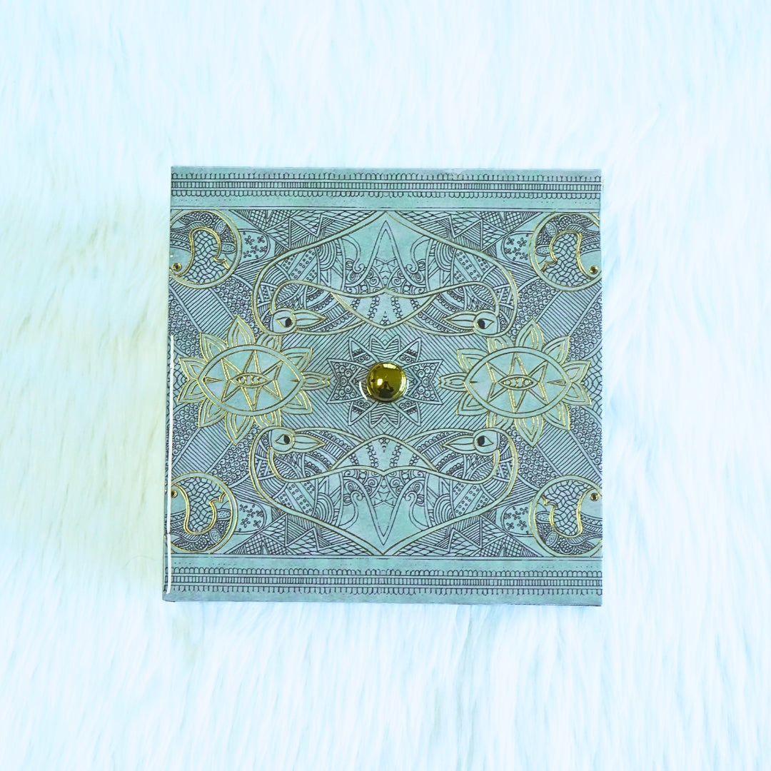 Utility Gift Box - Azure Gold