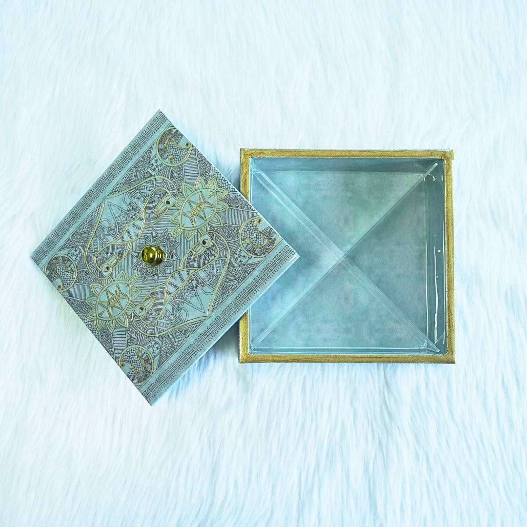 Utility Gift Box - Azure Gold