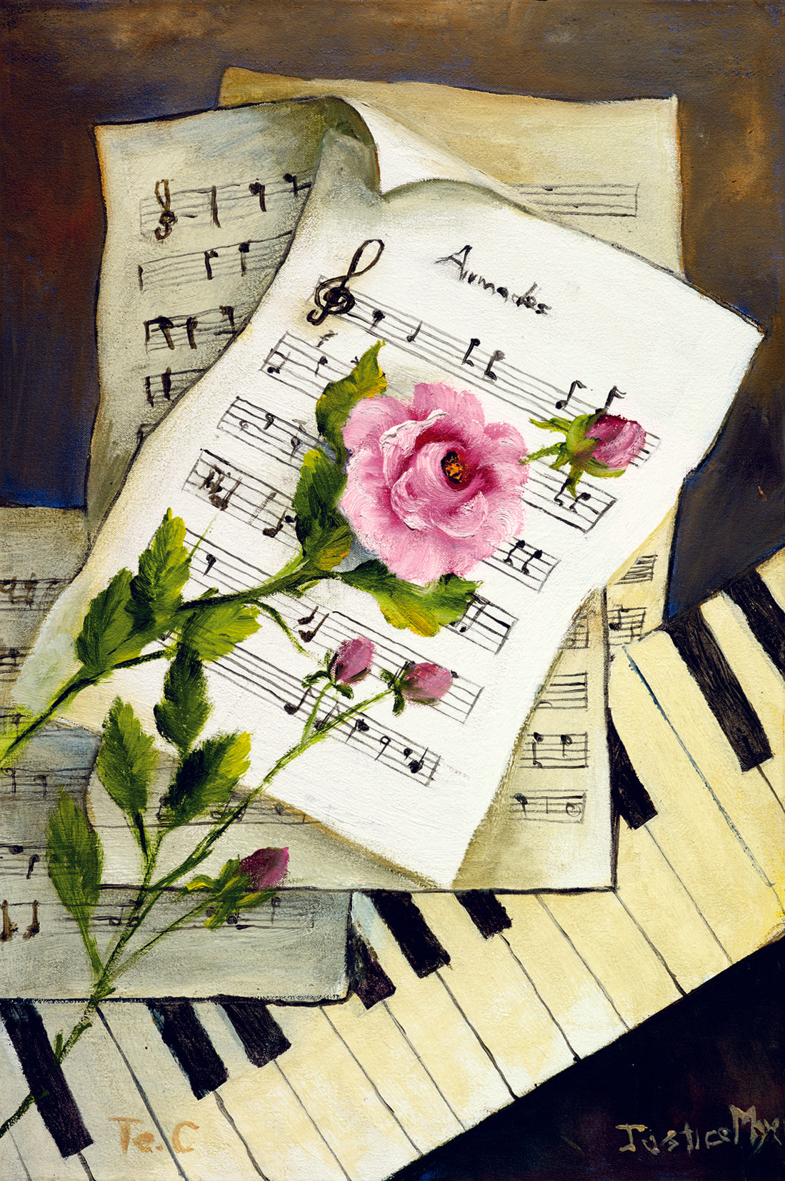 Petals on the Piano