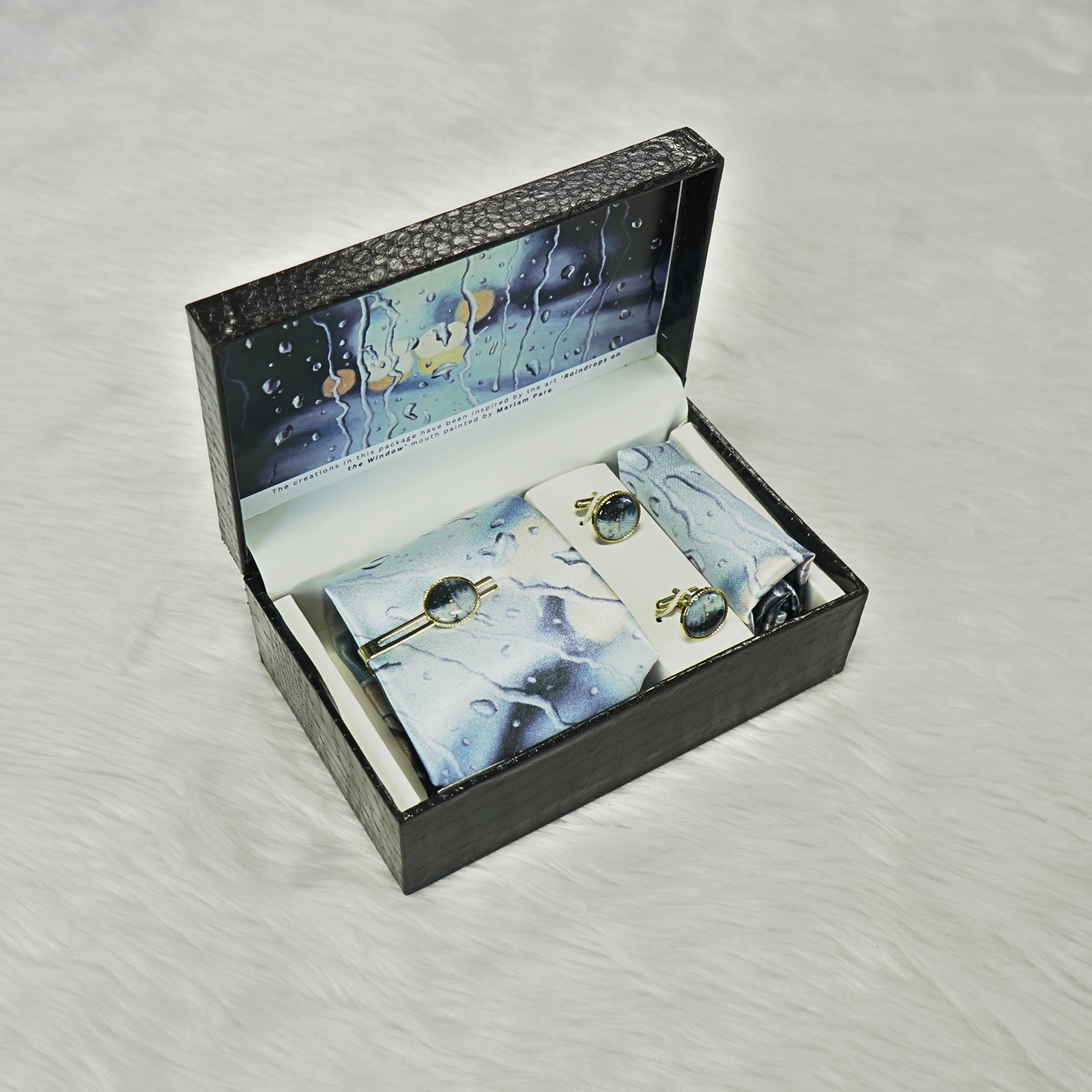 Sterling Raindrop Set
