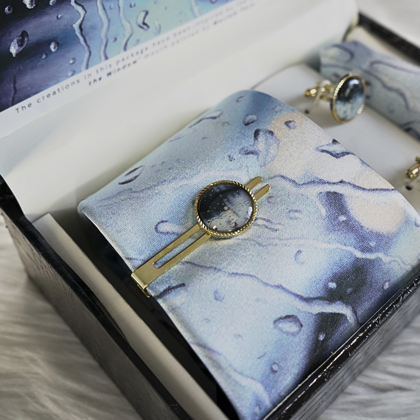 Sterling Raindrop Set