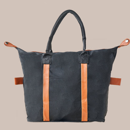 Embossed Tote Bag – Black