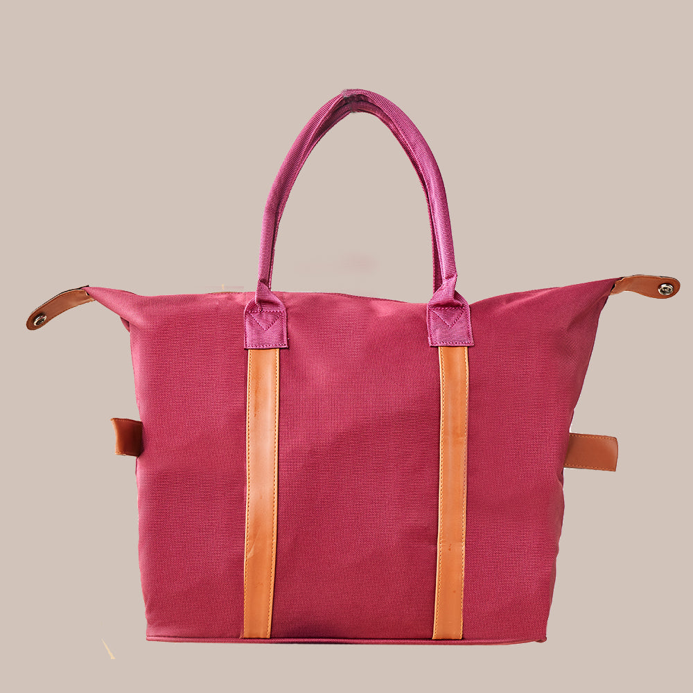 Embossed Tote Bag – Pink