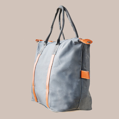 Embossed Tote Bag – Space Grey