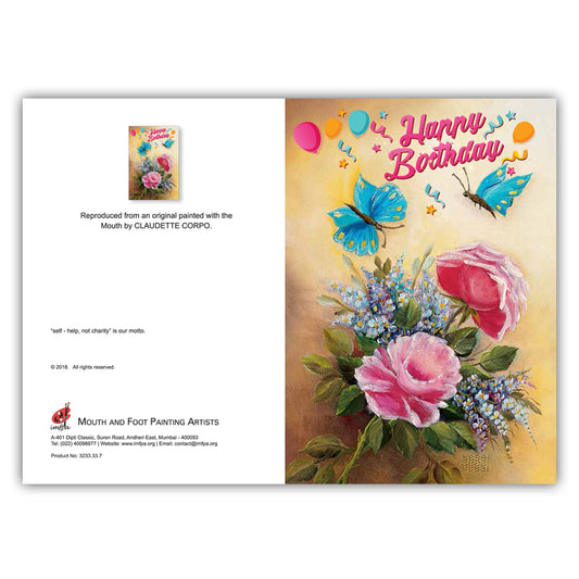 Butterflies & Roses (Set of 5)