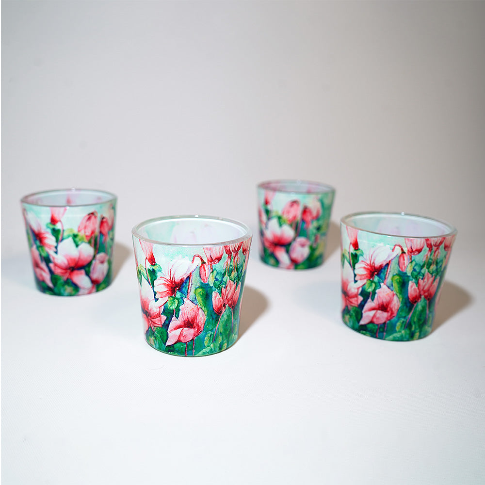 Pink Bloom Votive Candle