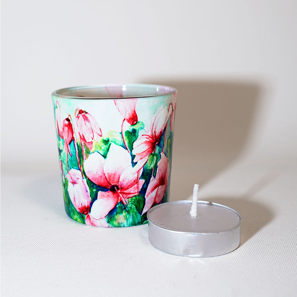 Pink Bloom Votive Candle