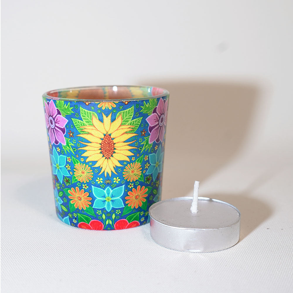 Petals of Perseverance Votive Candle