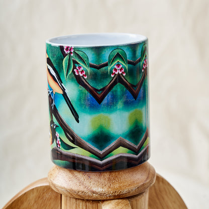 Birds in Bloom mug