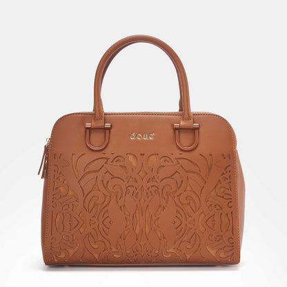 Floral Cutwork – Tan