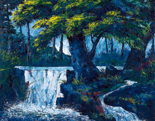 Moonlit Falls